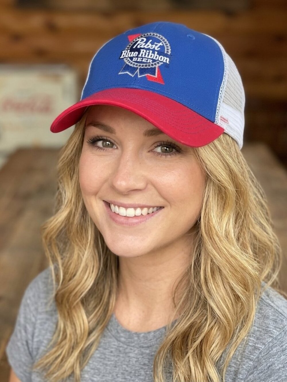 PBR Trucker Hat Pabst Blue Ribbon Beer Baseball Hat